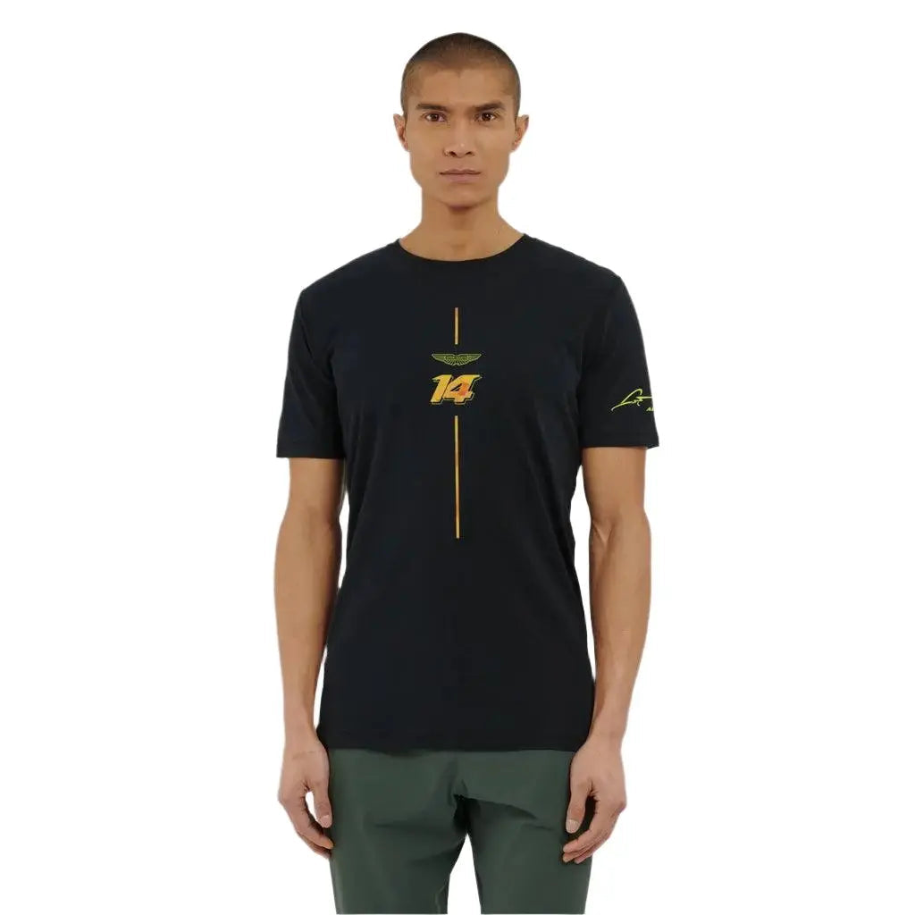 AMF1 Fernando Alonso Limited Edition T-Shirt - Black - Xtreme_Racegear