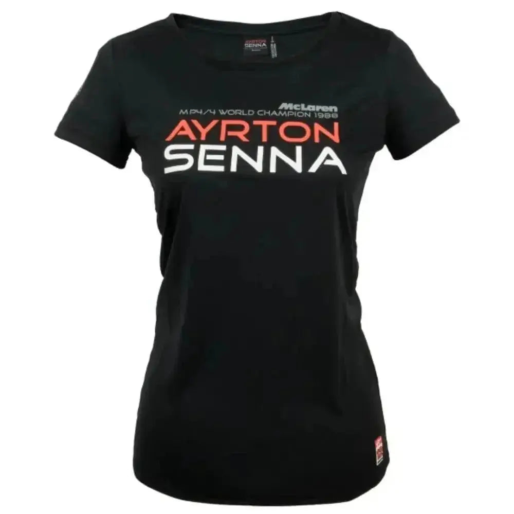 Ayrton Senna Ladies T-Shirt McLaren World Champion 1988 - Xtreme_Racegear