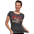 Ayrton Senna Ladies T-Shirt Vintage Grey - Xtreme_Racegear