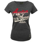 Ayrton Senna Ladies T-Shirt Vintage Grey - Xtreme_Racegear