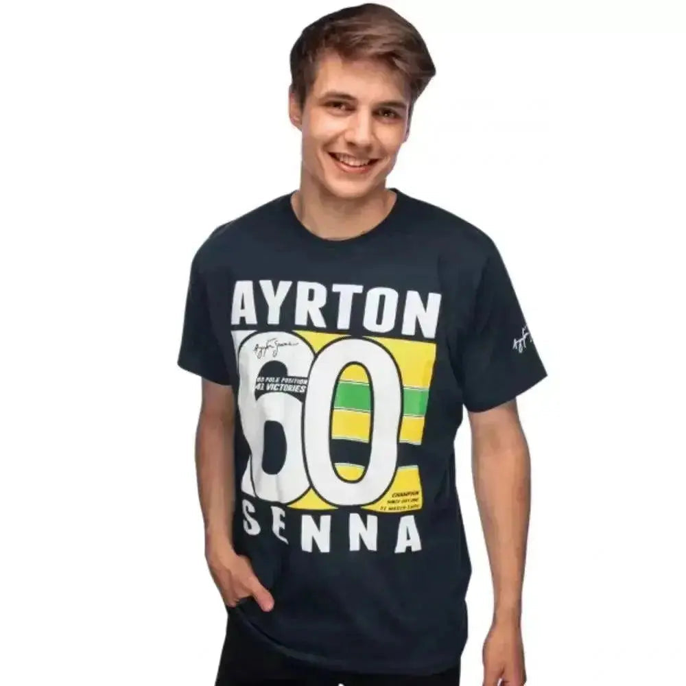 Ayrton Senna T-Shirt Brasil 60 - Xtreme_Racegear