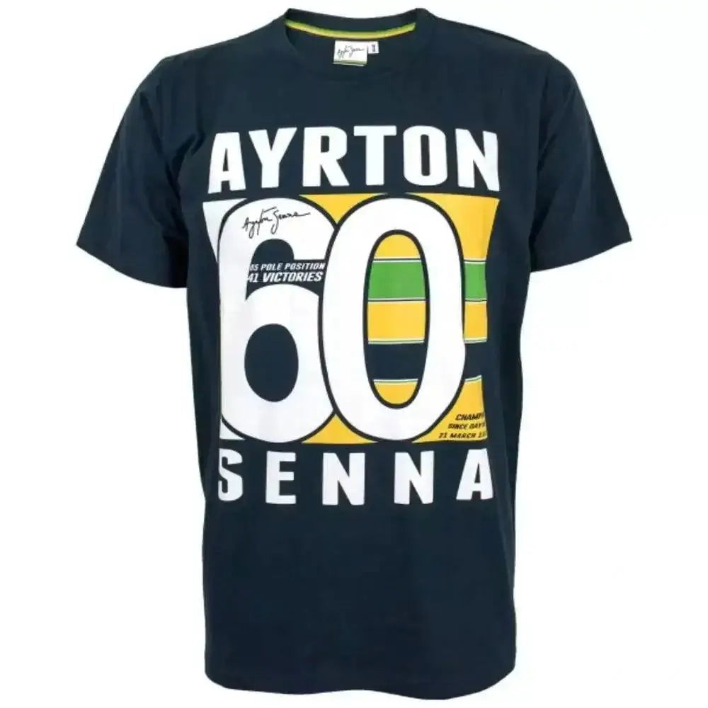 Ayrton Senna T-Shirt Brasil 60 - Xtreme_Racegear