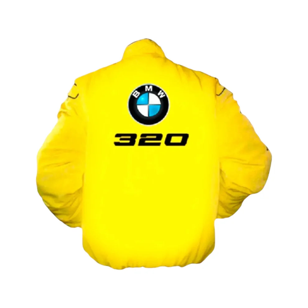 bmw-320-yellow-motorsport-jacket-back