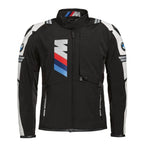 BMW Pace Pro Black Motorcycle Touring Jacket front xtreme race gear 