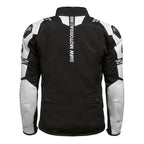 BMW Pace Pro Black Motorcycle Touring Jacket back clear xtreme race gear 