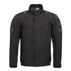 BMW Pace Pro Black Motorcycle Touring Jacket front zoom xtreme race gear 