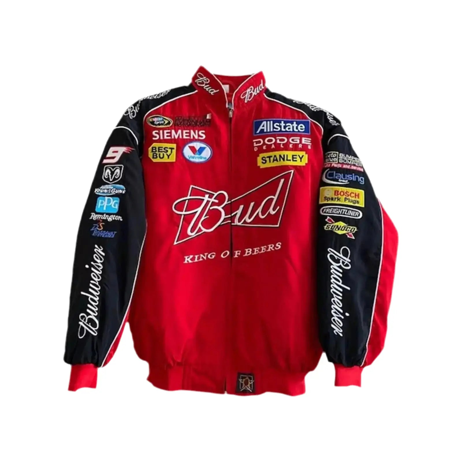 Budweiser Black F1 Retro Racing Jacket - Xtreme_Racegear