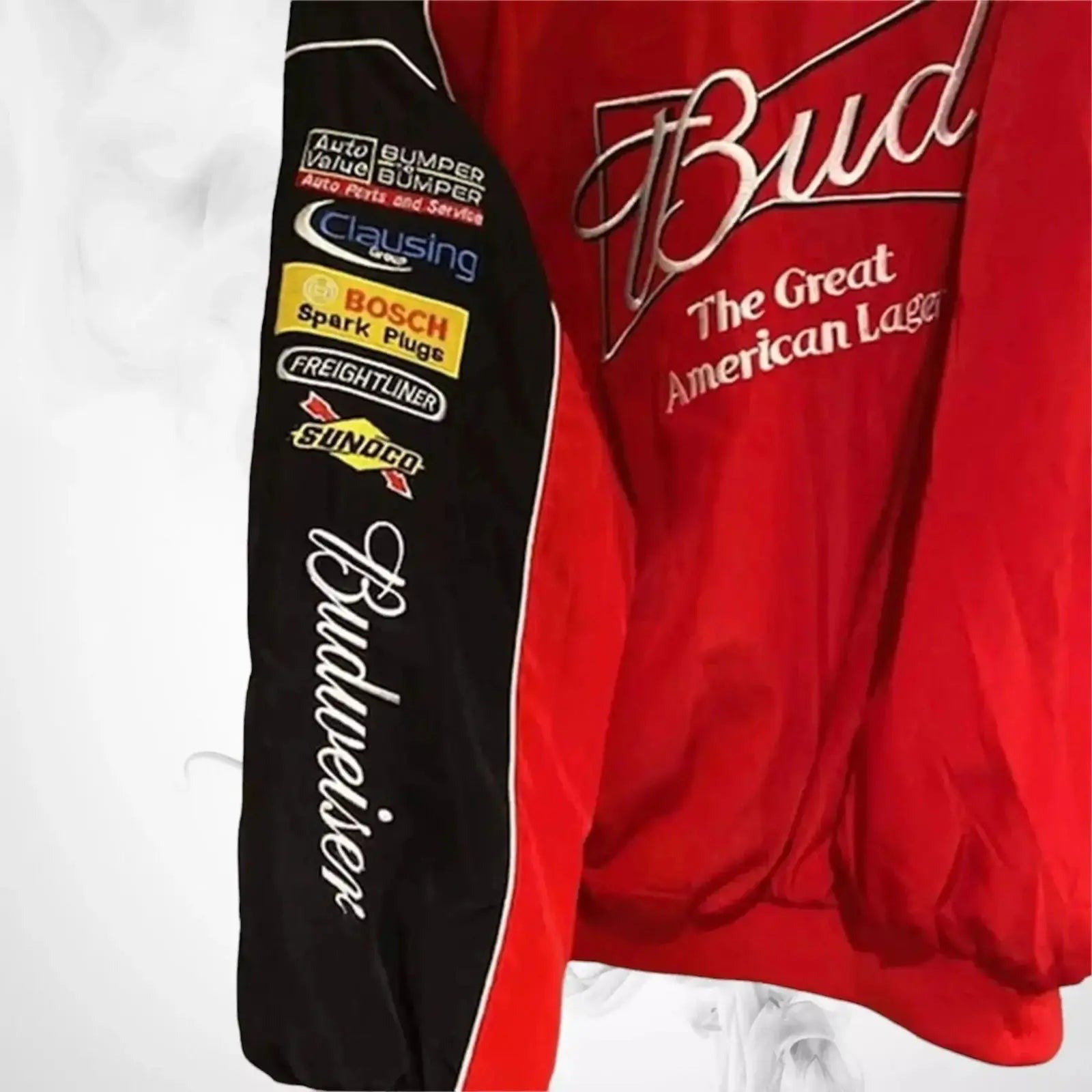 Budweiser Black F1 Retro Racing Jacket - Xtreme_Racegear