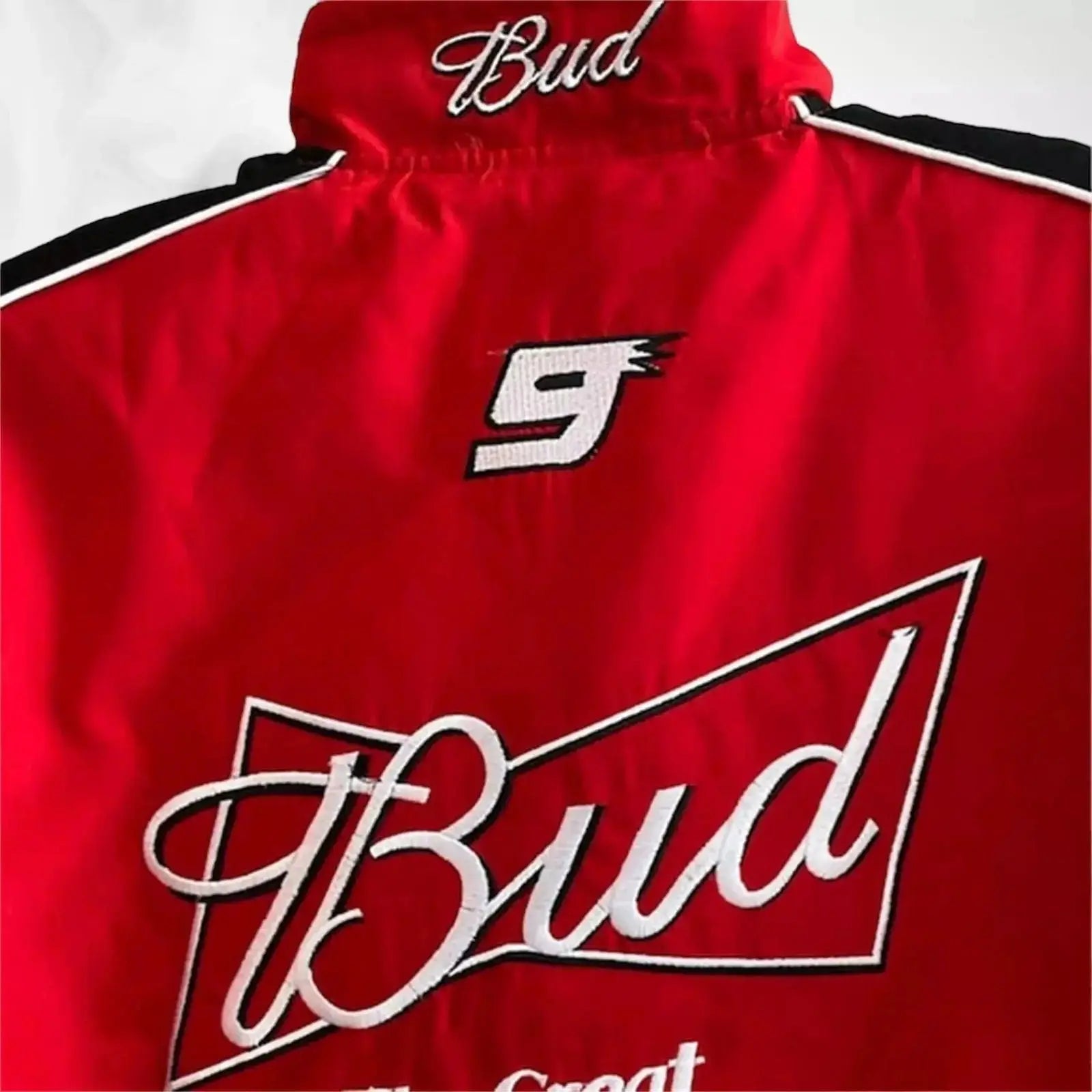 Budweiser Black F1 Retro Racing Jacket - Xtreme_Racegear
