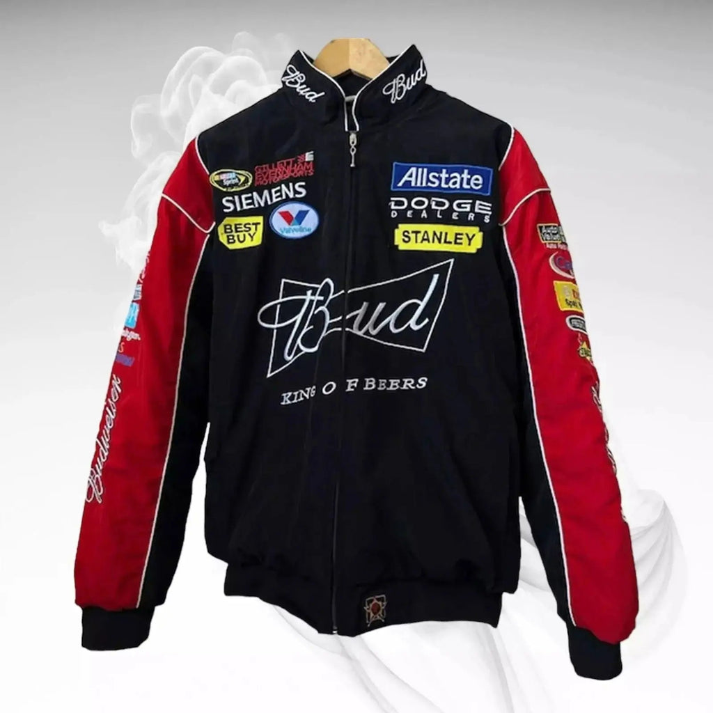 Budweiser F1 Racing Embroidered Retro Limited Edition Jacket - Xtreme_Racegear