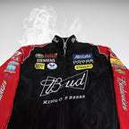 Budweiser F1 Racing Embroidered Retro Limited Edition Jacket - Xtreme_Racegear