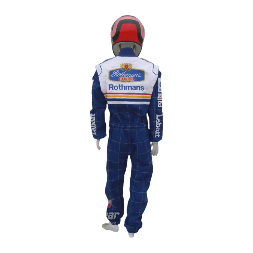 Damon Hill 1997  Williams F1 Embroidered Racing Suit - Speedxcrafts