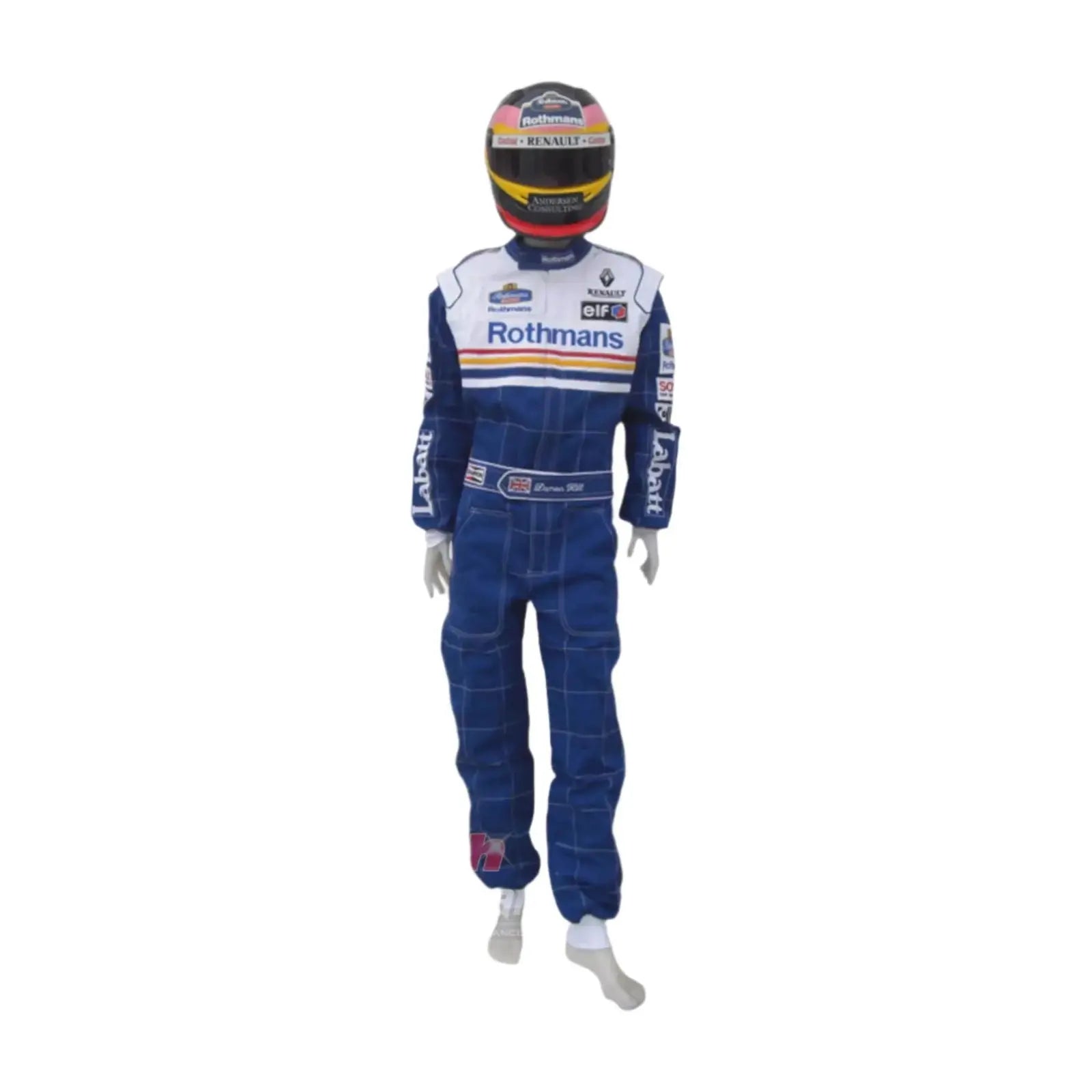 Damon Hill 1997  Williams F1 Embroidered Racing Suit - Xtreme_Racegear