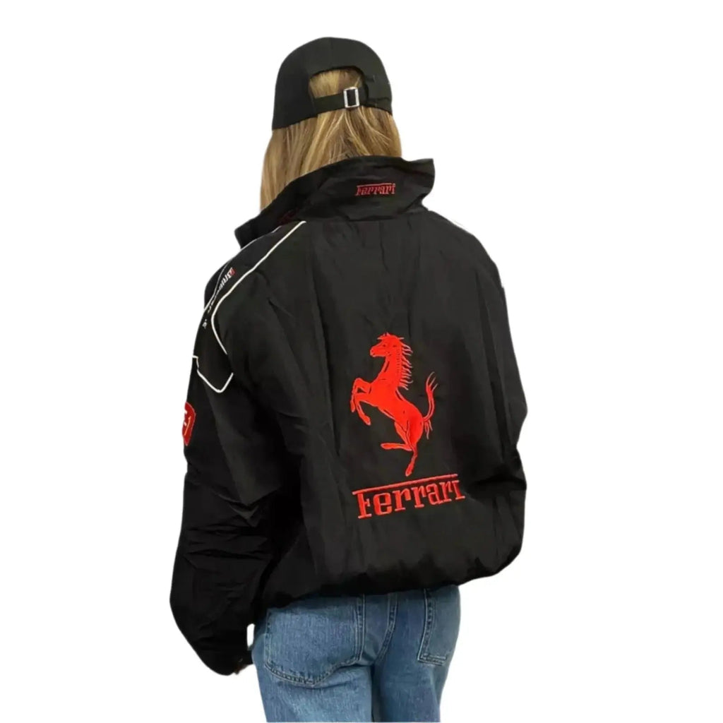 Embroidered F1 Ferrari Racing Jacket - Classic Motorsport Apparel - Xtreme_Racegear