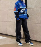 F1 Biker Racing Streetwear Embroidered Bomber Jacket - Xtreme_Racegear