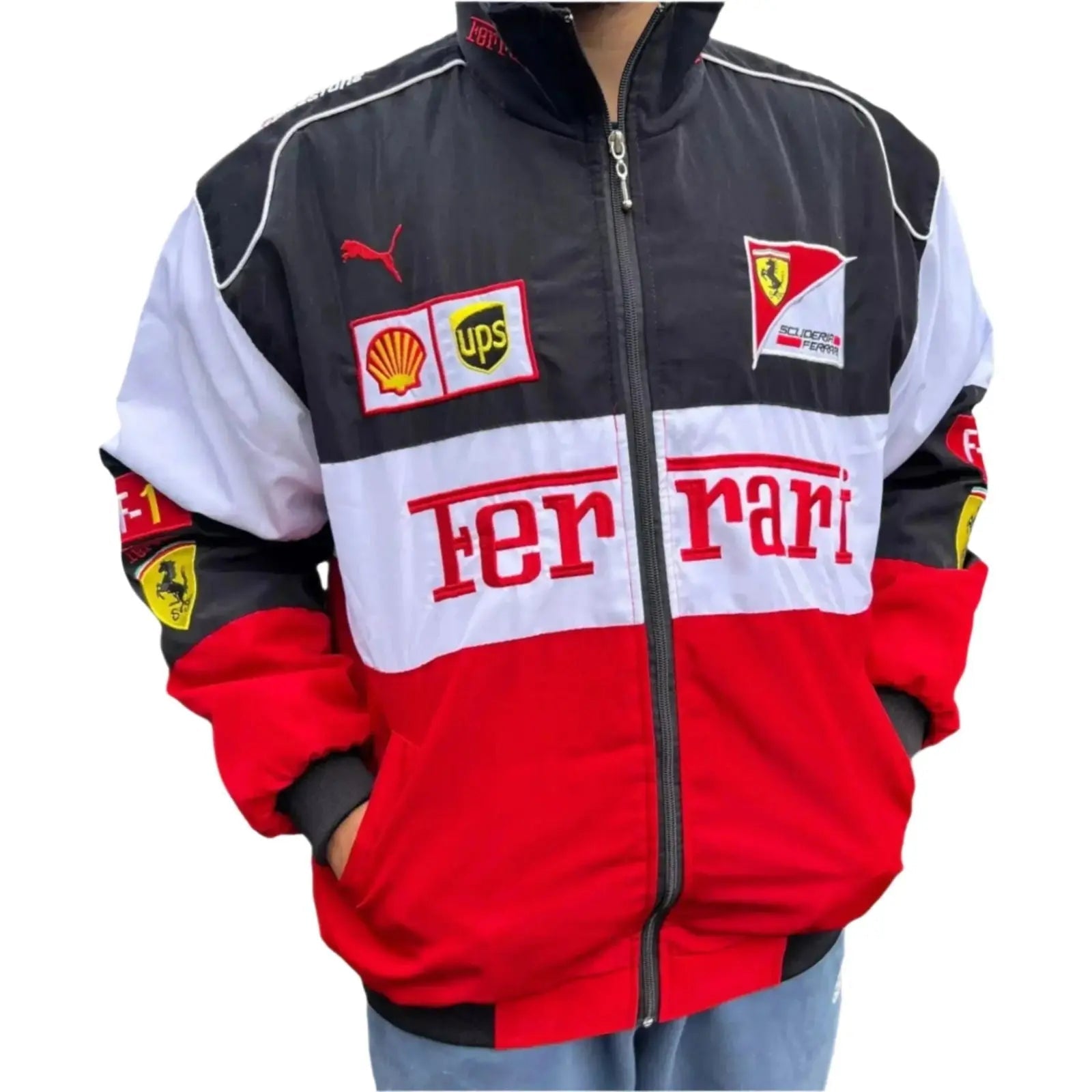 F1 Ferrari Racing Bomber Jacket - Xtreme_Racegear