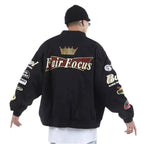 Fair Focus Embroidered Racing Jacket - Stylish Motorsport Apparel - Xtreme_Racegear