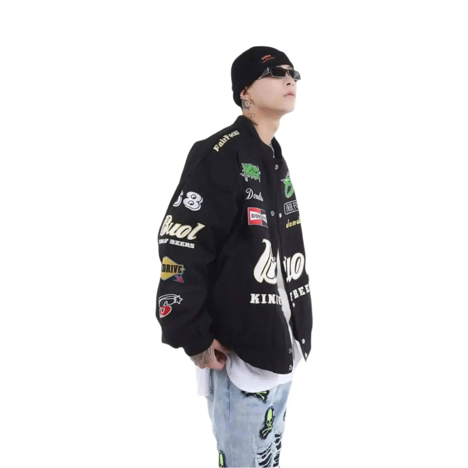 Fair Focus Embroidered Racing Jacket - Stylish Motorsport Apparel - Xtreme_Racegear
