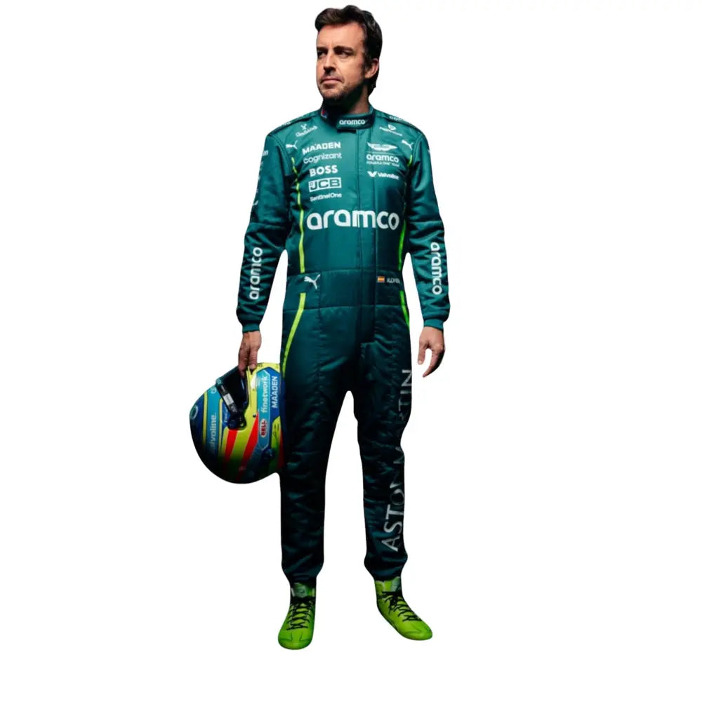 Fernando Alonso Aston Martin F1 Racing Suit 2025 Xtreme Racegear