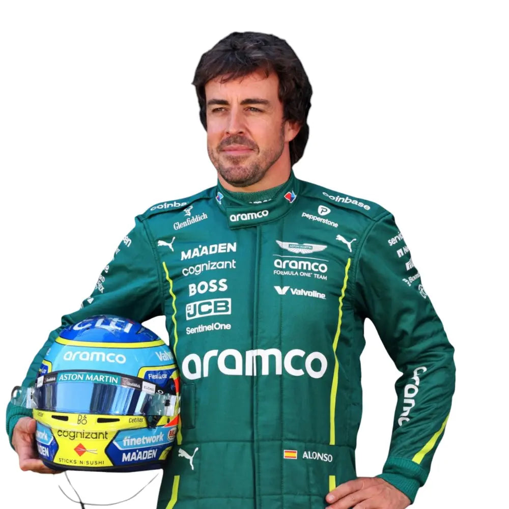 Fernando Alonso Aston Martin F1 Racing Suit 2025 Xtreme Racegear