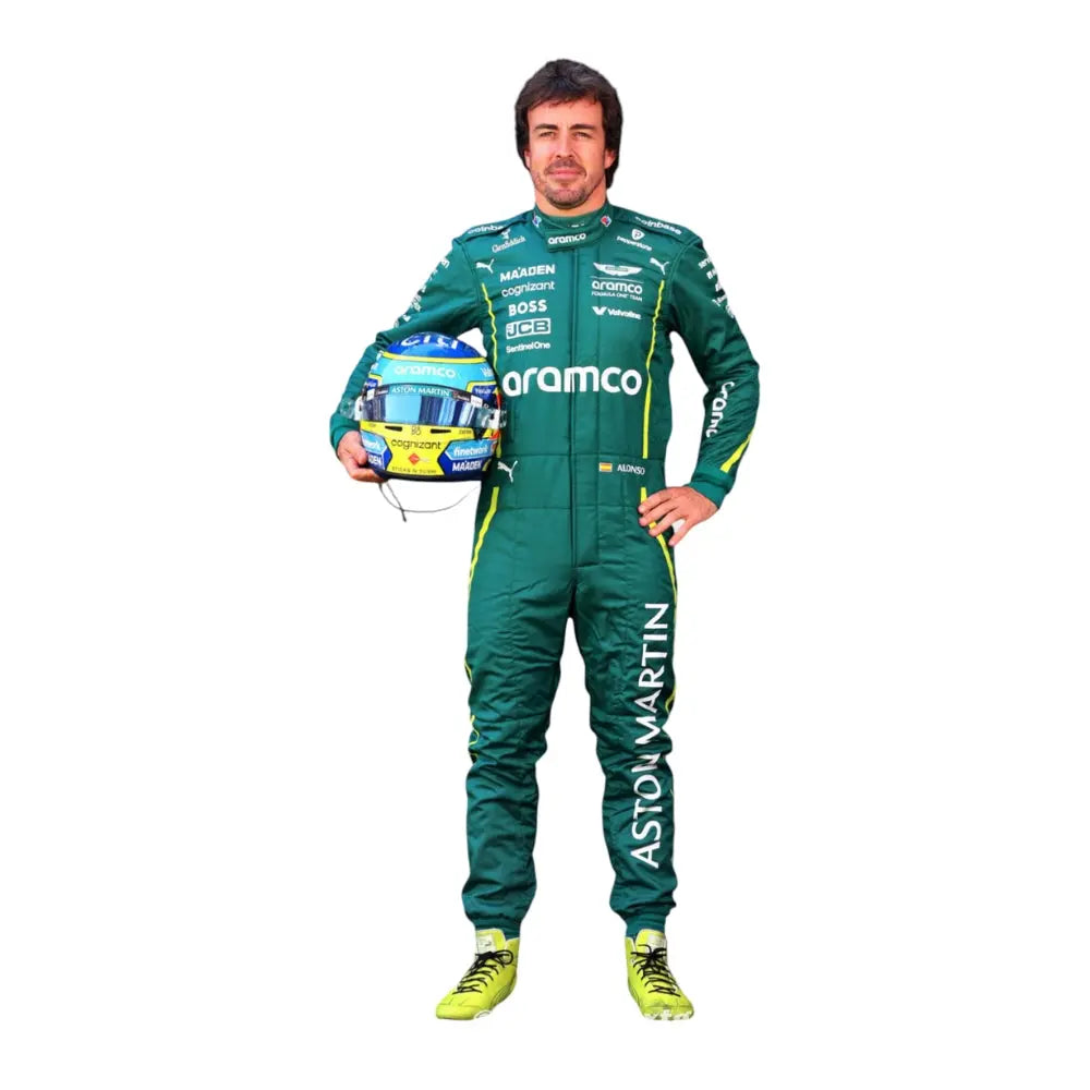 Fernando Alonso Aston Martin F1 Racing Suit 2025 Xtreme Racegear