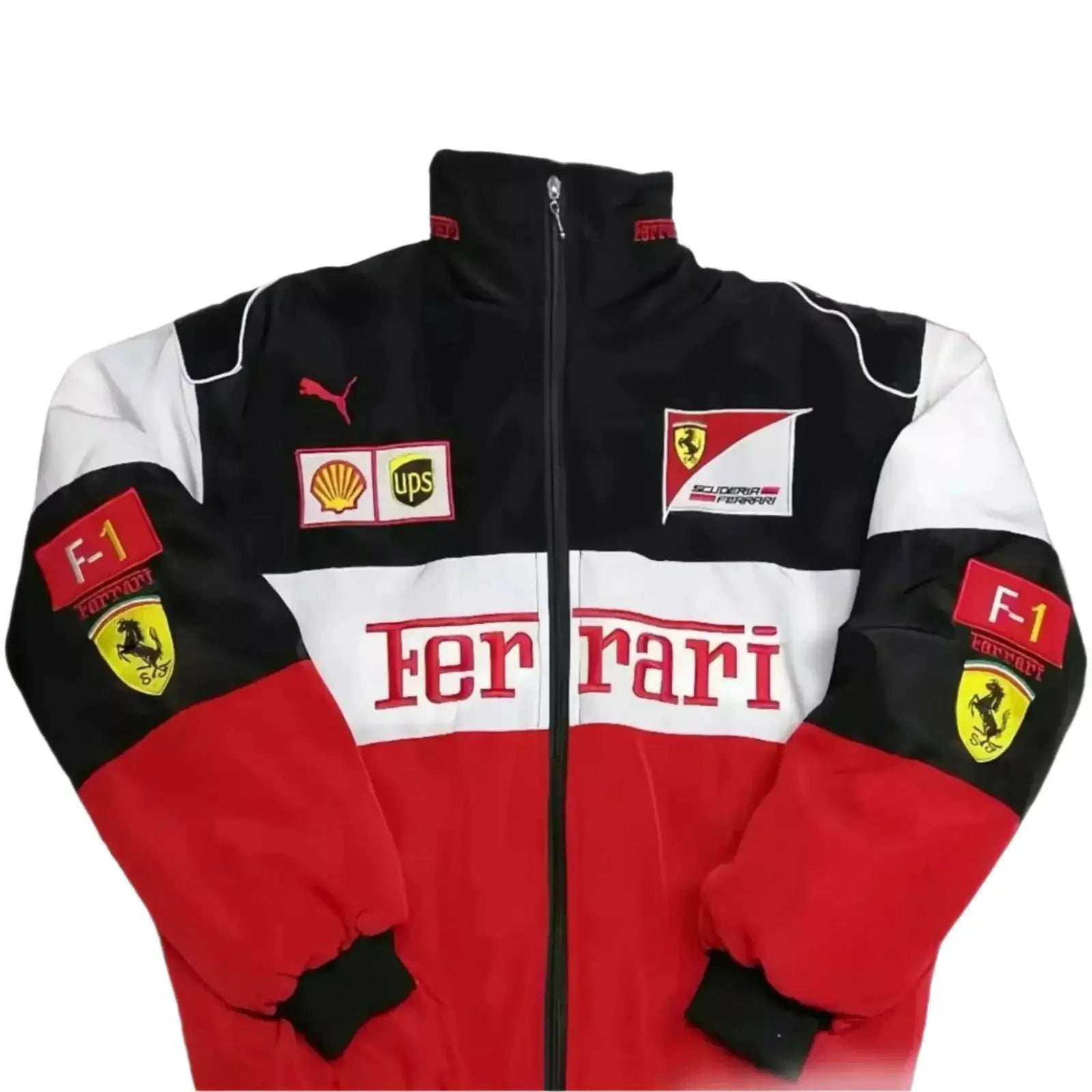 Ferrari F1 Fully Embroidered Jacket - Xtreme_Racegear