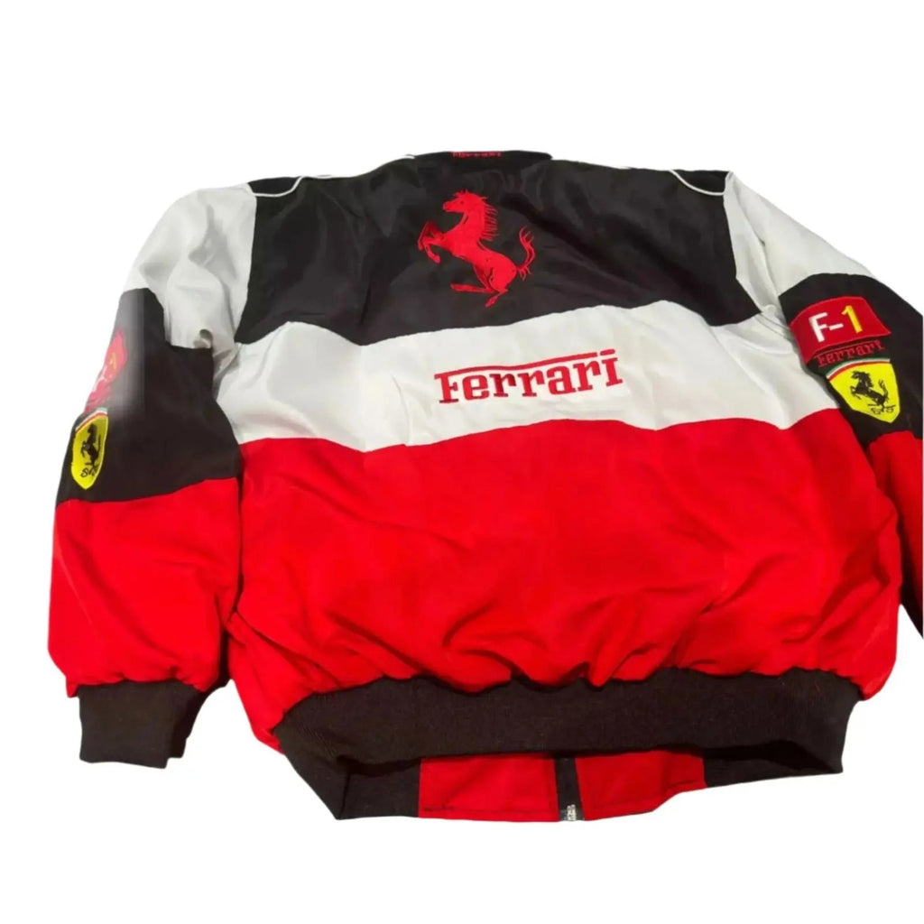 Ferrari F1 Fully Embroidered Jacket - Xtreme_Racegear