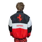 Ferrari F1 Multi Patch Embroidered Racing Jacket - Xtreme_Racegear