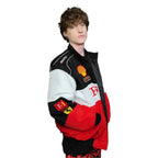 Ferrari F1 Multi Patch Embroidered Racing Jacket - Xtreme_Racegear