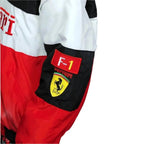 Ferrari F1 Multi Patch Embroidered Racing Jacket - Xtreme_Racegear