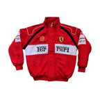 Ferrari F1 Racing Embroidered Bomber Jacket - Xtreme_Racegear