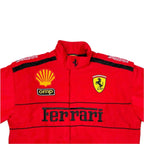 Ferrari F1 Vintage Embroidery Winter Racing Jacket - Xtreme_Racegear