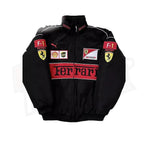 Ferrari F1 Vintage Racing Embroidered Jacket - Xtreme_Racegear