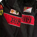 Ferrari F1 Vintage Racing Embroidered Jacket - Xtreme_Racegear