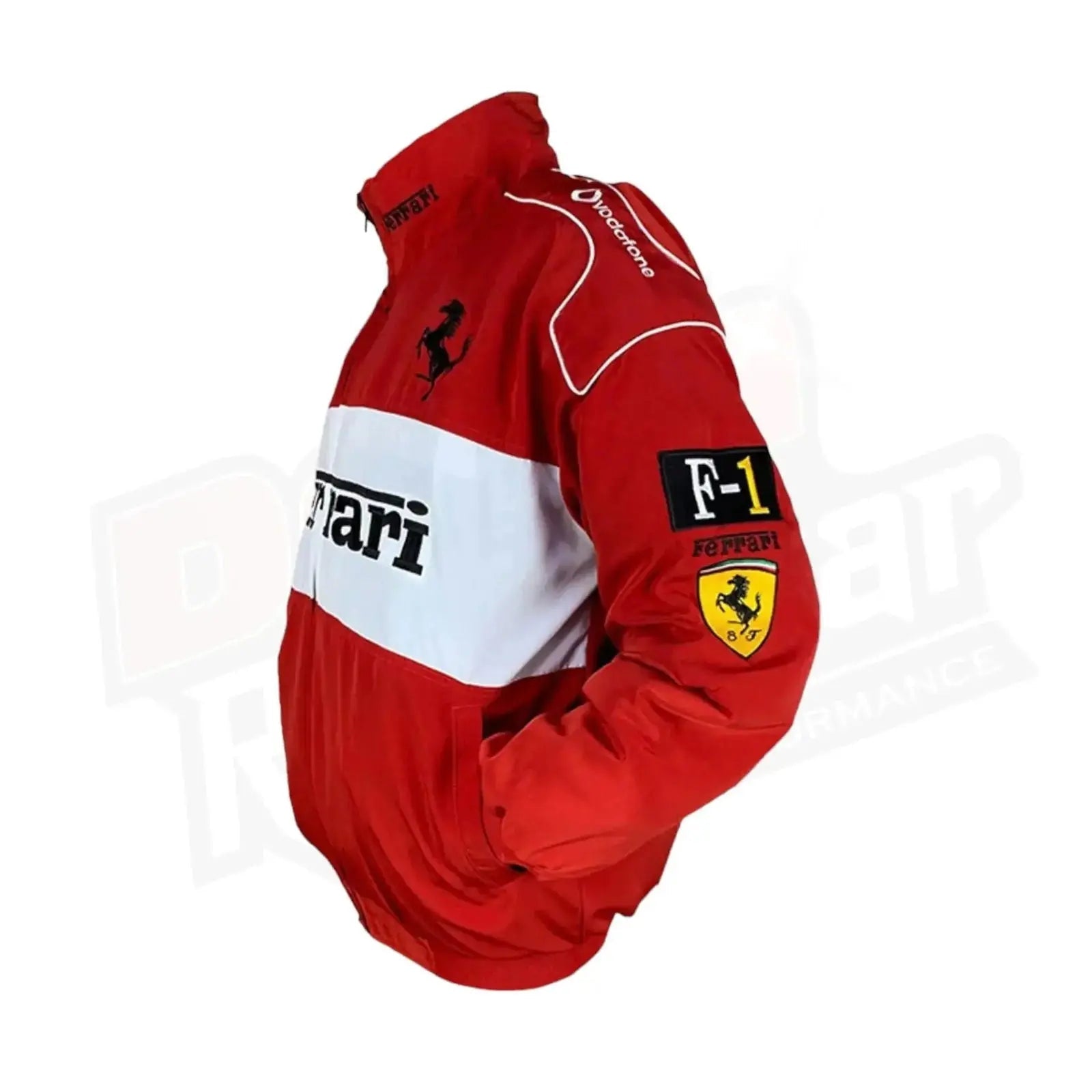 Ferrari Racing Jacket Red and White Nascar Edition - Xtreme_Racegear