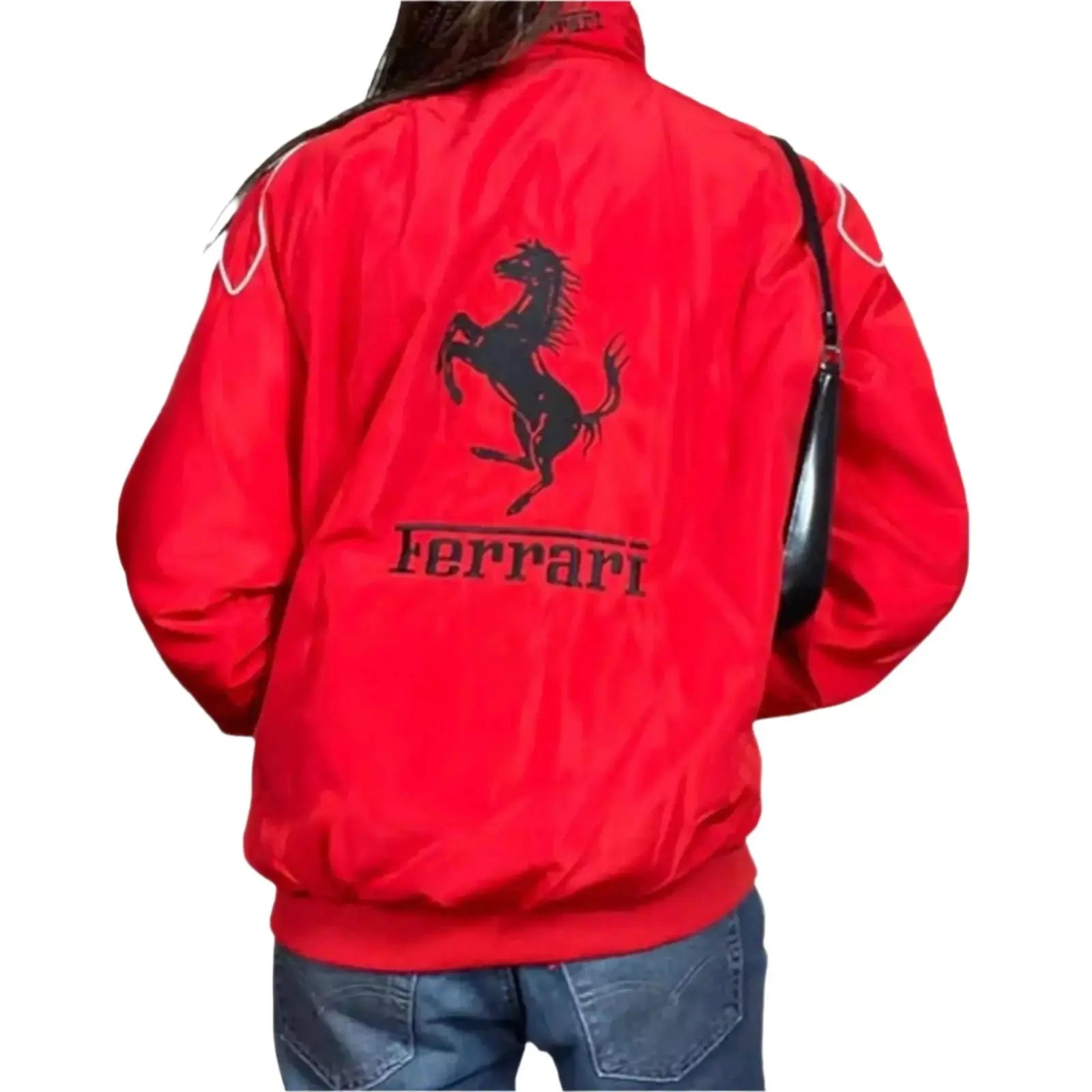 Ferrari Vintage Embroidered Bomber Jacket - Xtreme_Racegear