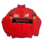 Ferrari Vintage F1 Racing Embroidered Winter Jacket