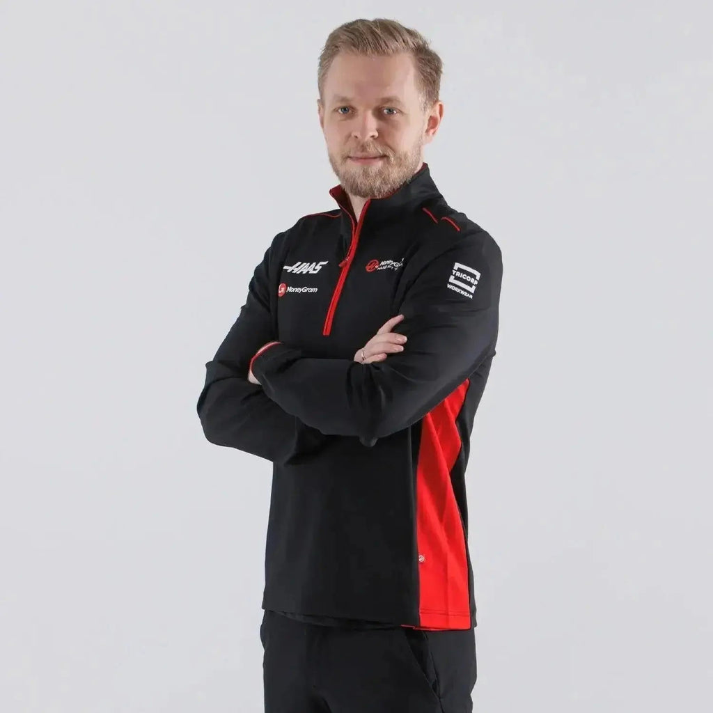 Fitted Zip Sweater / Haas F1 Team - Speedx Karting