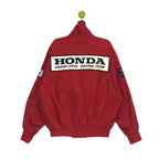 Honda Grand-Prix Vintage Racing Embroidered F1 Team Jacket - Speedxcrafts
