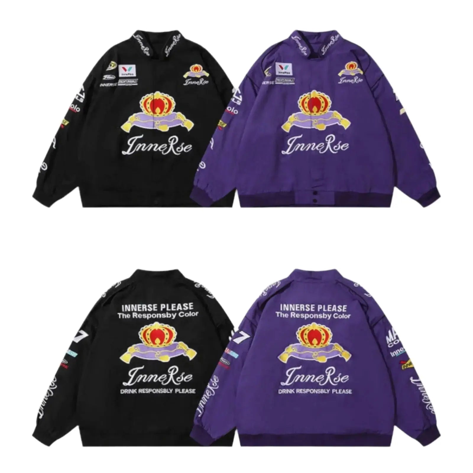 Innerse NASCAR Racing Jacket - Embroidered Motorsport Apparel - Speedline Racewear