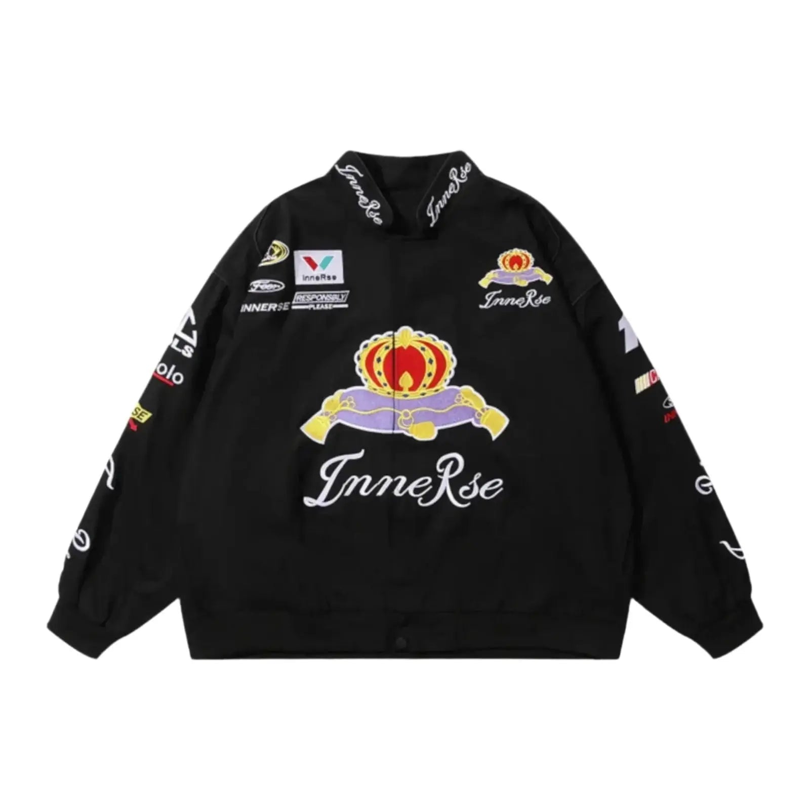 Innerse NASCAR Racing Jacket - Embroidered Motorsport Apparel - Speedxcrafts