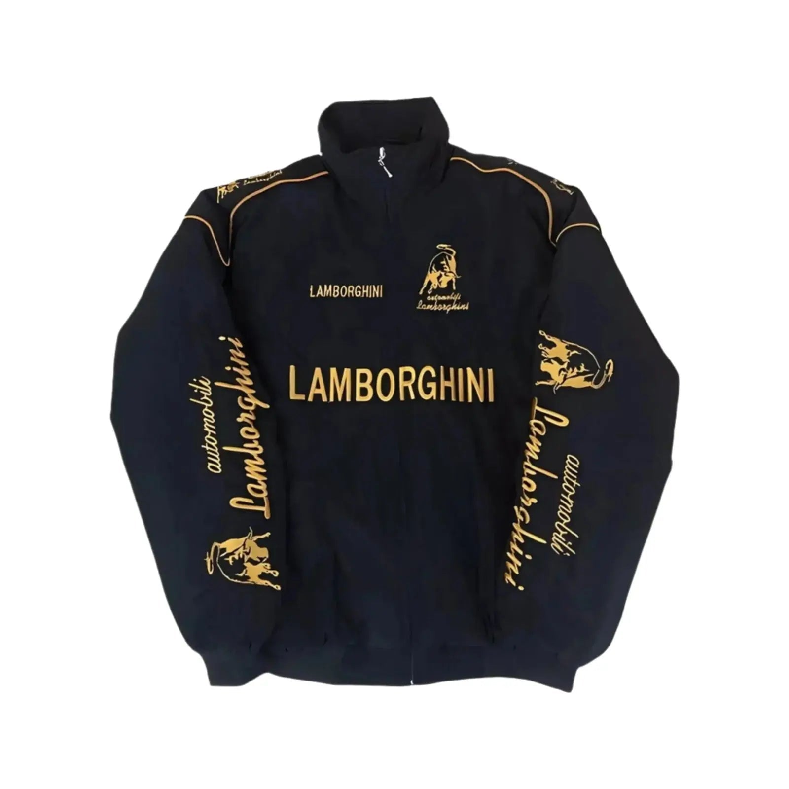 Lamborghini F1 Vintage Style Embroidery Racing Jacket - Speedline Racewear