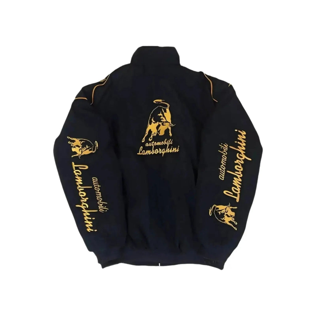 Lamborghini F1 Vintage Style Embroidery Racing Jacket - Speedline Racewear