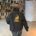 Lamborghini F1 Vintage Style Embroidery Racing Jacket - Speedline Racewear