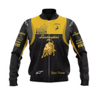 Lamborghini Over Print Custom Bomber Jacket Speedline Racewear