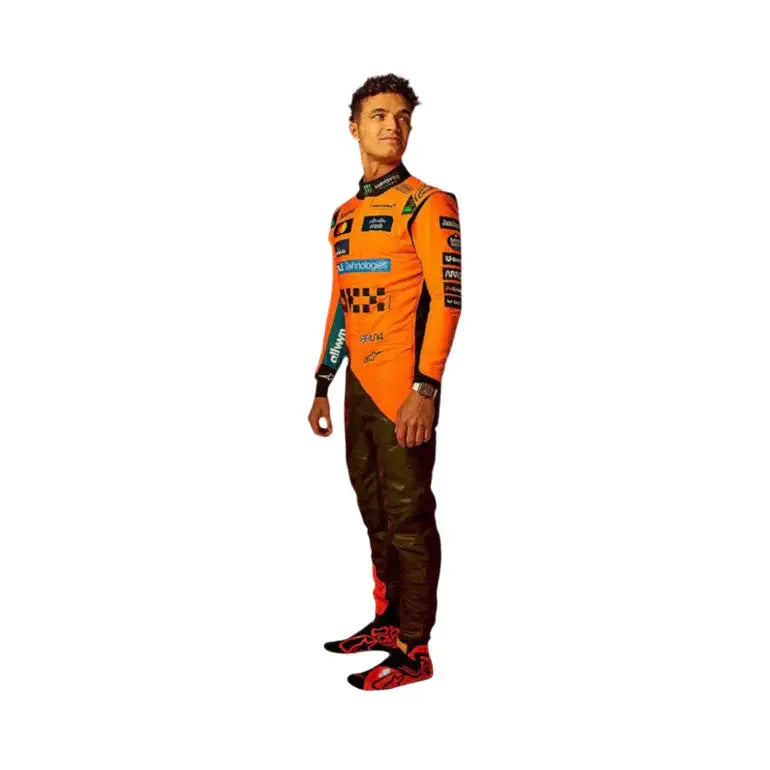 2025 Lando Norris Go-Kart Racing Suit Replica | McLaren F1 Team Xtreme Racegear