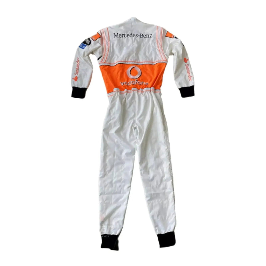 Lewis Hamilton 2008 McLaren F1 Embroidered Racing Suit - Speedxcrafts