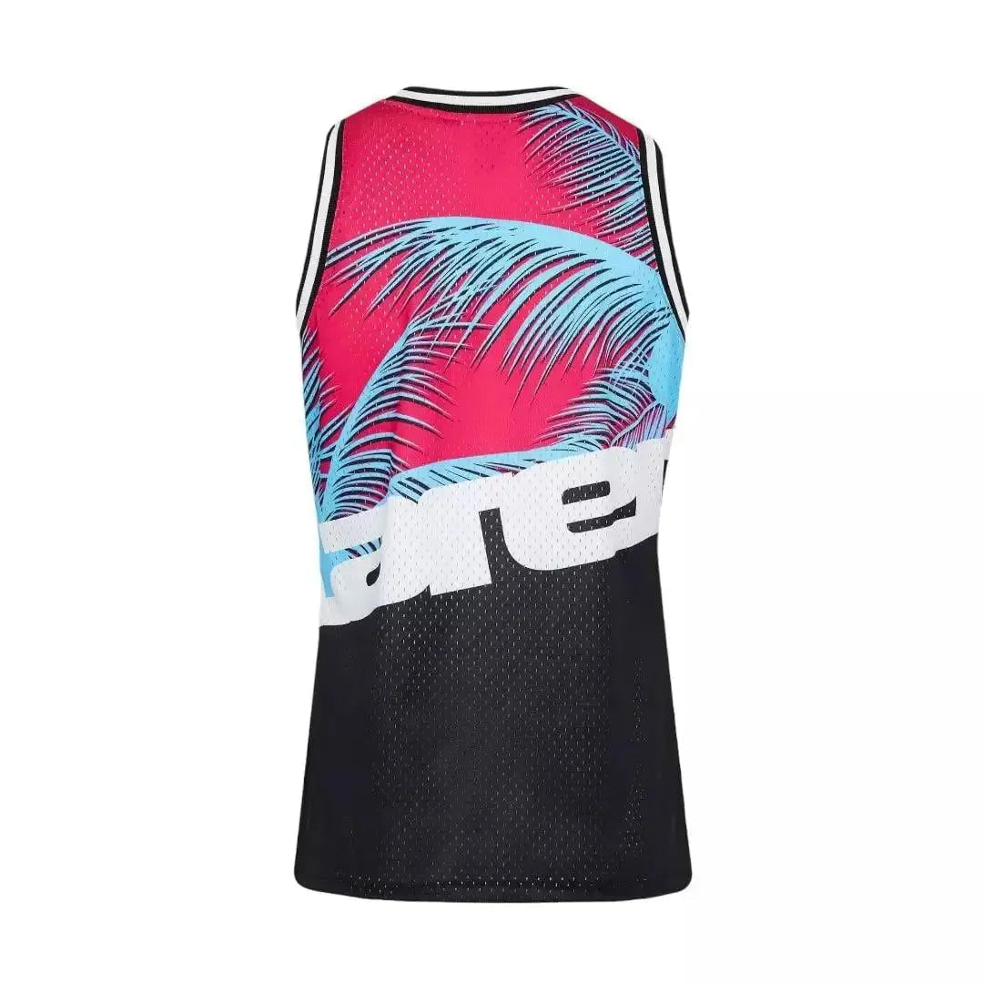 MIAMI GRAND PRIX MESH TANK - MITCHELL & NESS - BLACK/PINK - Xtreme_Racegear