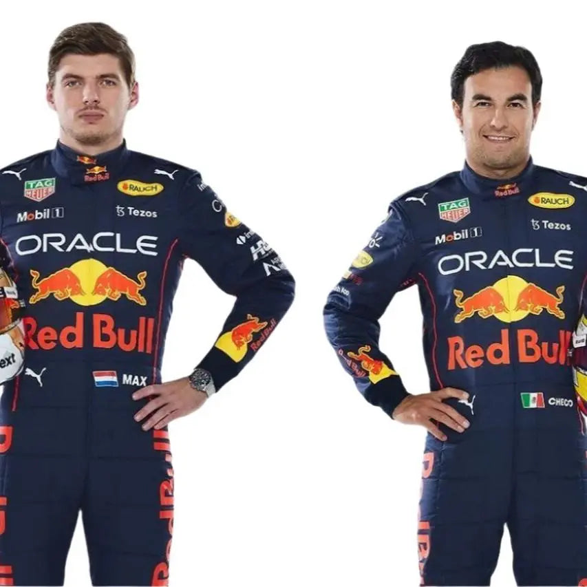 Max Verstappen & Sergio Perez F1 Oracle Red Bull 2022 Go-Kart Racing Suit Xtreme Racegear