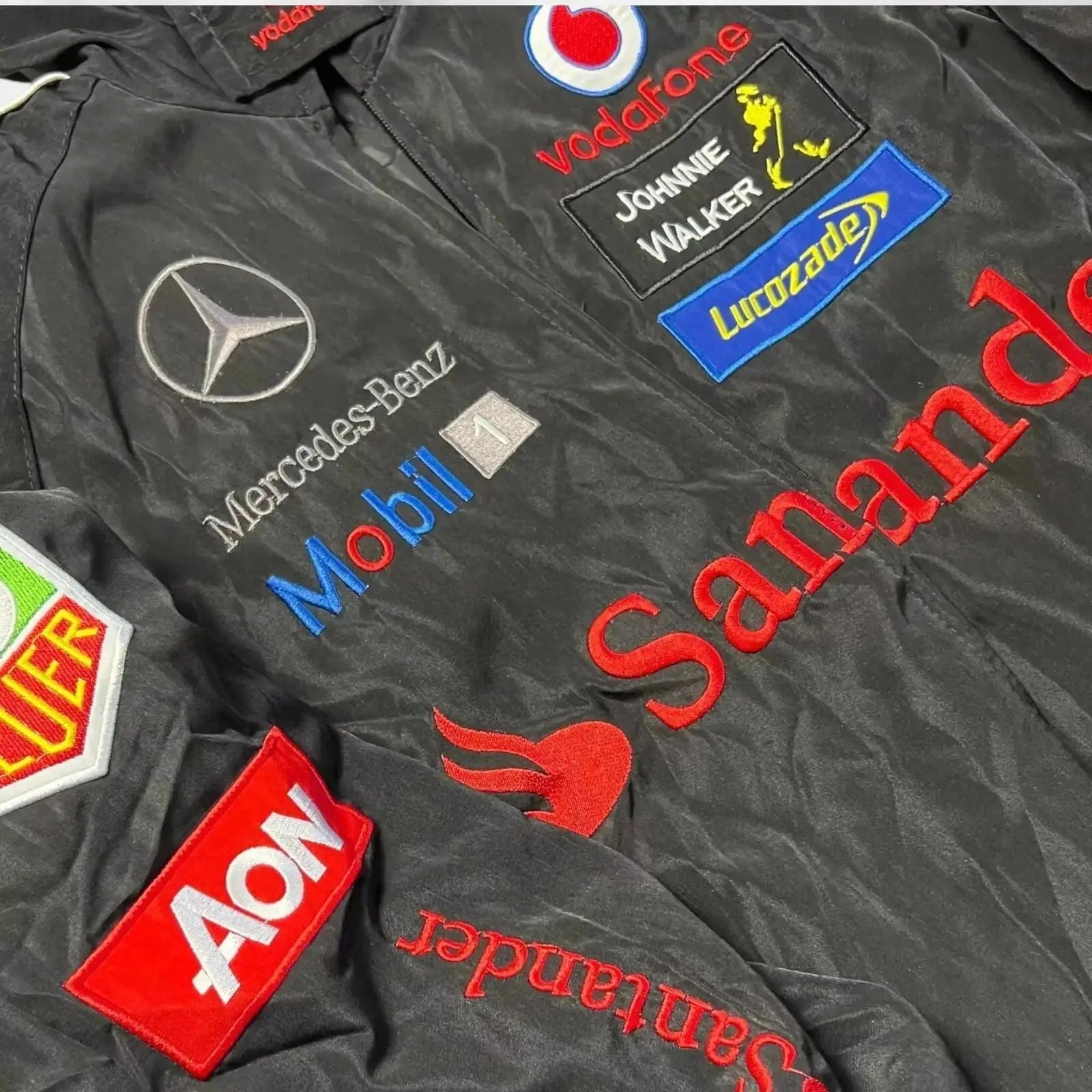 Mercedes F1 Racing Bomber Jacket_Xtreme Racegear